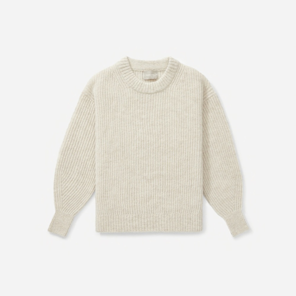 Everlane Alpaca Sweater in Cream